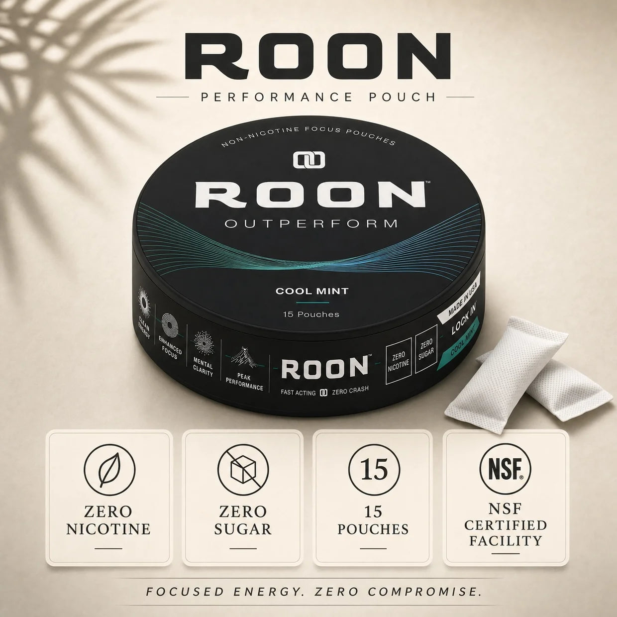 Roon Cool Mint Focus Pouches