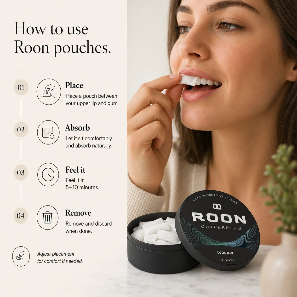 Roon Cool Mint Focus Pouches
